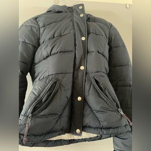 Hollister Sherpa lined puffer jacket